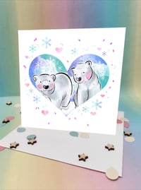 Christmas Polar Bears Card