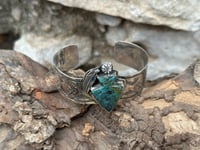 Image 3 of Kingman Arrowhead Stamped Cuff
