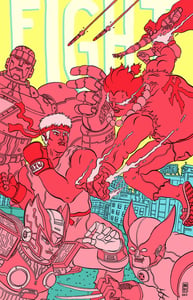 Image of Fight! A zine about fighting games