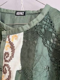 Image 10 of Sunday puzzle jacket, green (xs-xxl)