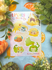 Image 2 of Hades Pride Chibi Sticker Sheets