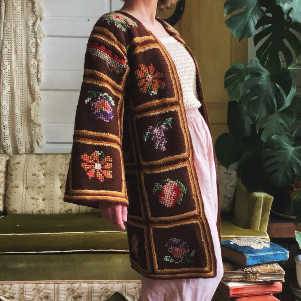 Image of Small Town Gardens Granny Sweater