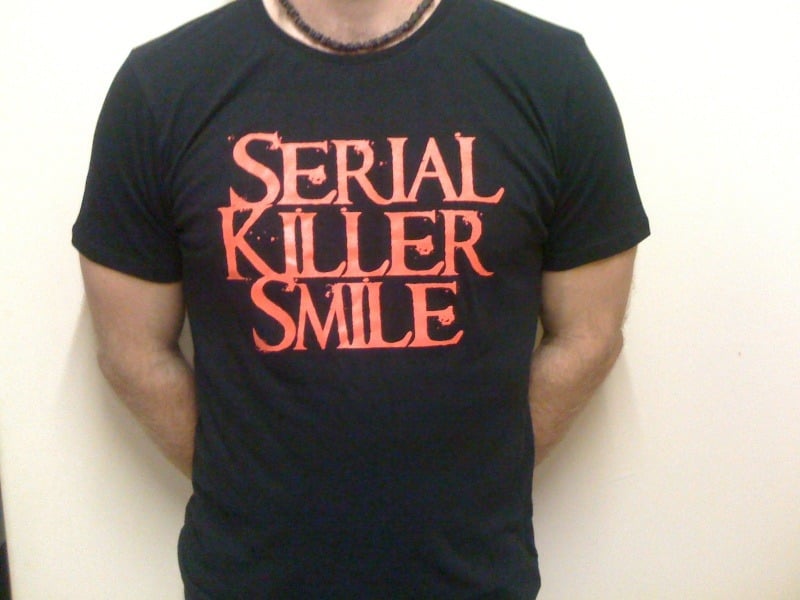 Serial Killer Smile — MENS Serial Killer Smile Logo Tshirt