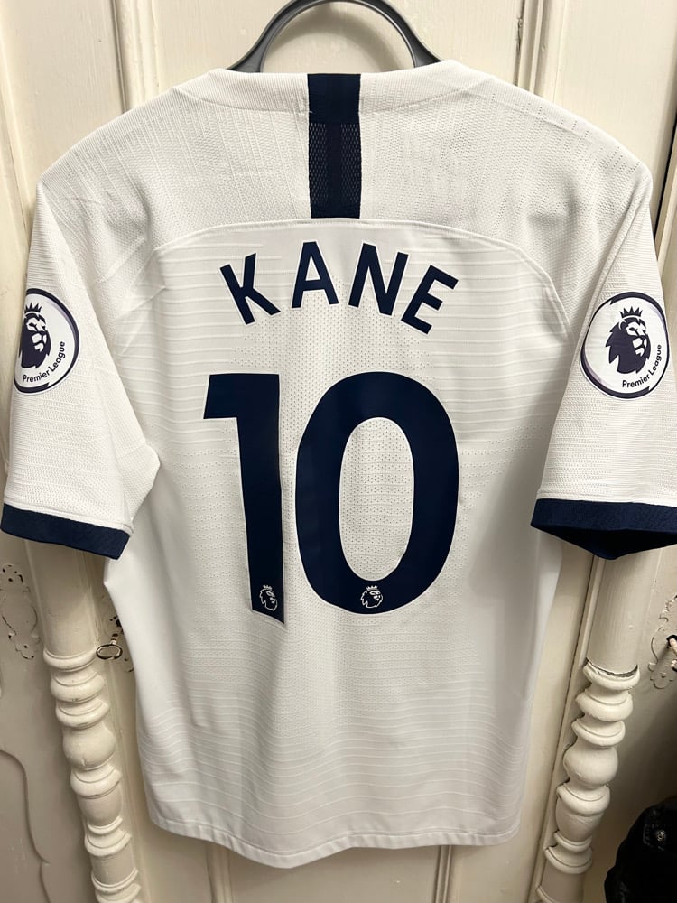 Image of Tottenham Hotspur “KANE 10” 2019/20 Home Vaporknit Shirt + PL patches (M)