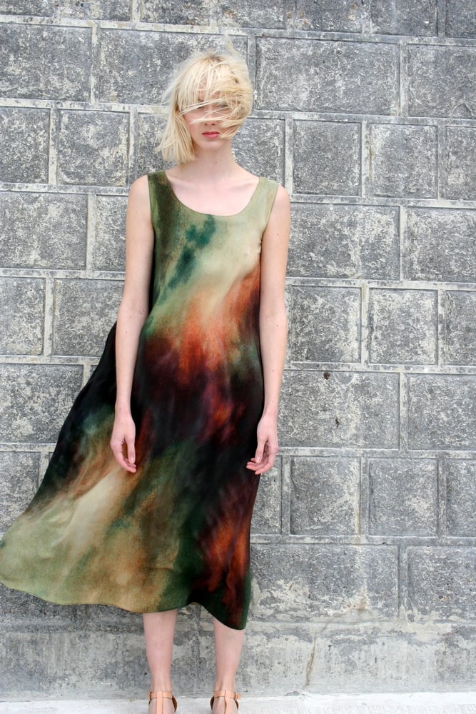 Image of Abstracted Sky Long Dress