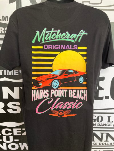 Image of MITCHCRAFT Hains Point Beach Classic Black Tshirt