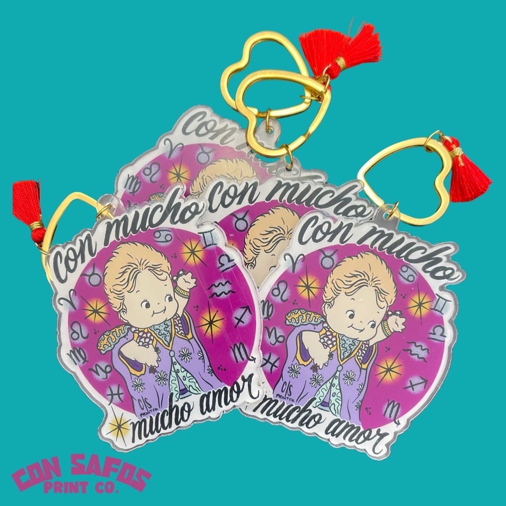 Mucho Amor keychain 