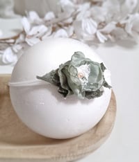 Image 1 of Baby girl headband for photoshoot | dark sage