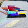 Sale Size #6a dichroic borosilicate glass 11 squares 3"×3" A grade        