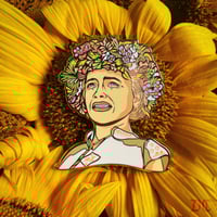 Image 3 of May Queen enamel pin