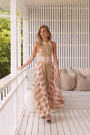 Image of Heirloom Print Endless Summer Maxi Dress. By JAASE 