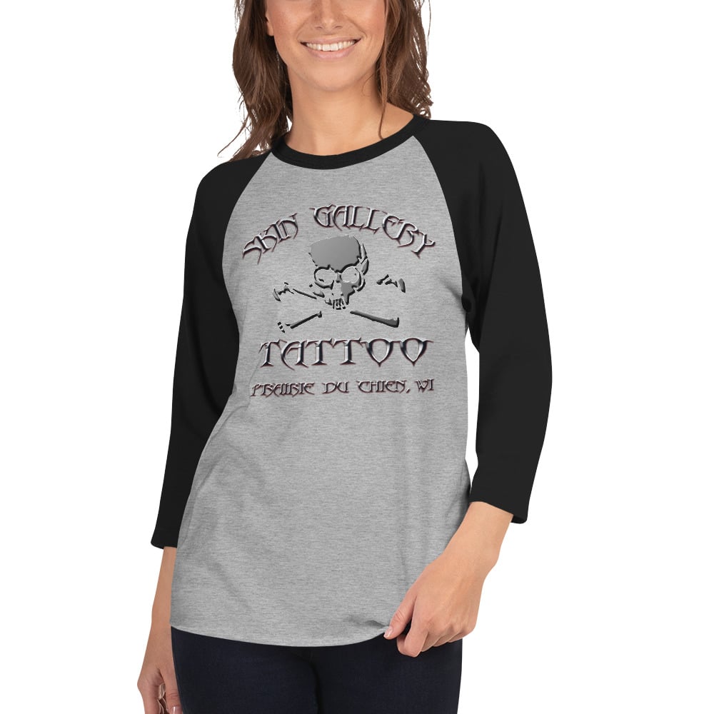 Skin Gallery 3/4 sleeve raglan shirt