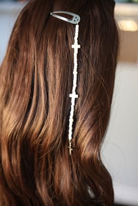 Image 3 of Heavens Glow Beaded Hair Clip