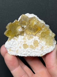 Image 1 of Barite & Yellow Cubic Fluorite Crystal Specimen #2426