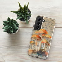 Image 12 of Beautiful Orange Mushroom Fungi Mycology Watercolor Tough case for Samsung®