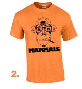 Mammals (Monkey) - T-Shirt (Orange 