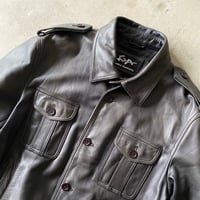 Image 2 of LEATHER UTILITY JACKET