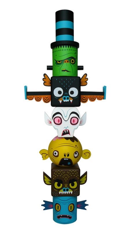 Image of Monster Toytem "Techinicolor" colorway