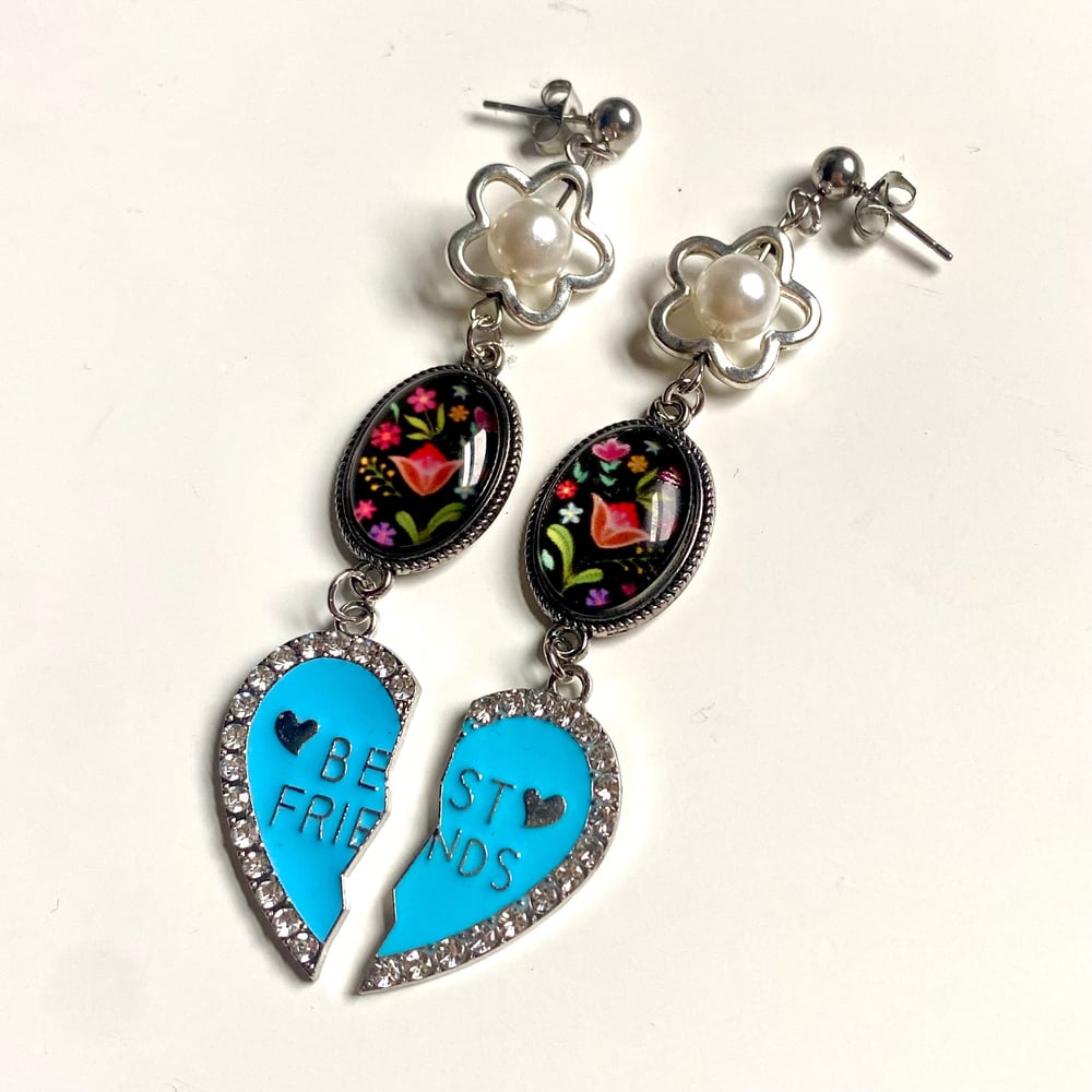 Image of Blue Besties Earrings