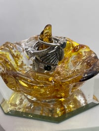 Image 3 of Handcrafted Resin Flower Ring Holder