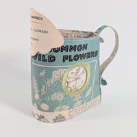 Image 1 of 'Common Wild Flowers' Picot Stitched Paper Jug