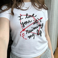 Image 1 of i love you shirt