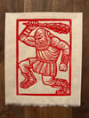 Greek Beasts Block Print Set