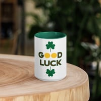 Image 1 of Cygen Divine Designs Good Luck 15 oz. Ceramic Mug 