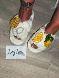 Image 3 of Custom Slippers & Headband Sets