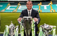 Signed Brendan Rodgers Celtic FC 12x8 Picture A4