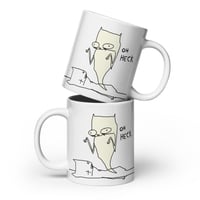 Image 2 of White glossy mug oh no 