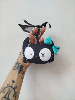 Black Cat Bag Charm!!