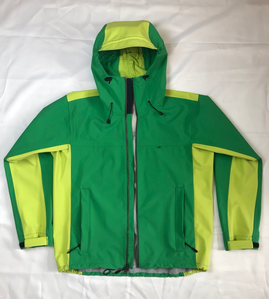 GREEN AND BRIGHT GREEN TECH LIZARD JACKET | Lizard Stuff