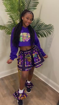 Image 1 of 2pcs Mardigras hoodie set