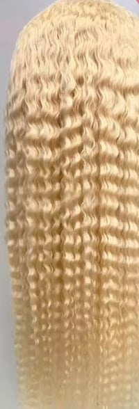 Image 1 of 30in deep wave 613 (blonde) wig