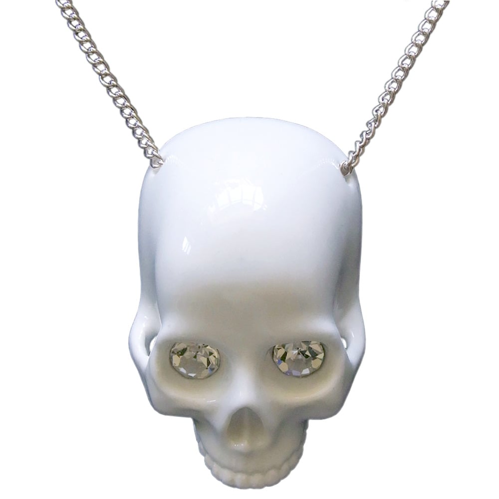 Alex Garnett — Skull Necklace (Crystal Eyes)
