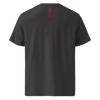 Monte Rosa T-shirt in Cotone Organico Unisex Antracite / red PULSE