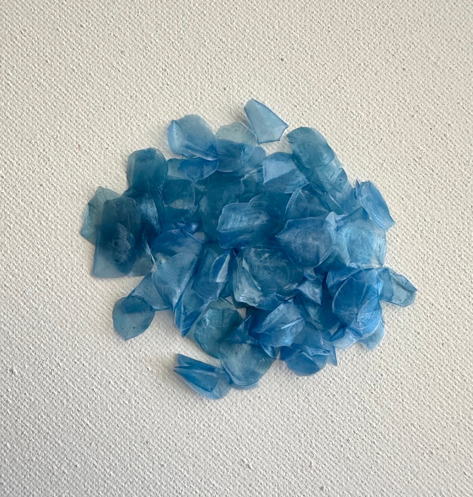 Image of Dyed fish scales - Blue