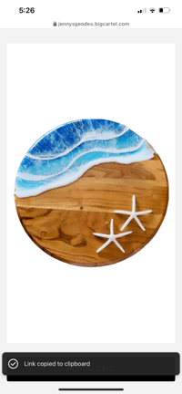 Image 1 of Made to Order Ocean Lazy Susan 