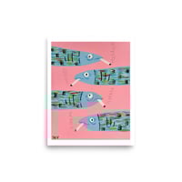 "SMOKE BREAK" 8 x 10 in