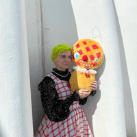 Image 5 of BIG Cherry Pie Plush toy