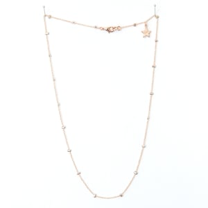 Image of Collier simple / Ras du cou Blue Metal