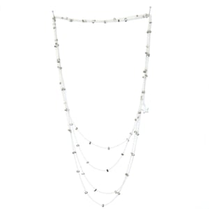 Image of Sautoir 1m90 Blue Metal