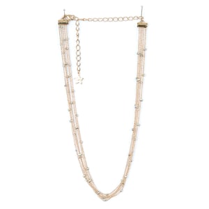 Image of Collier 5 rangs Blue Metal