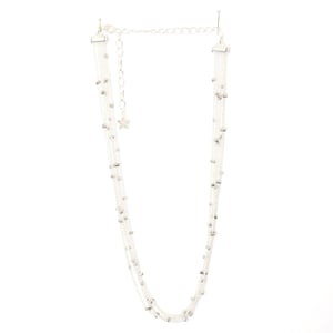 Image of Collier 5 rangs Blue Metal