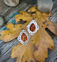 Image 1 of Carnelian earrings 