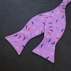 Pink Bats Bow Tie