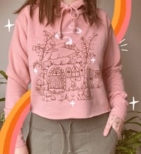 Image 1 of Toadstool Cottage Cropped Hoodie