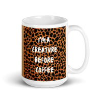 Image 4 of I'm a creature before coffee mug
