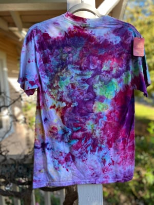 Image of SMALL Godzilla Be Gay Do Crime Tie Dye Shirt 5